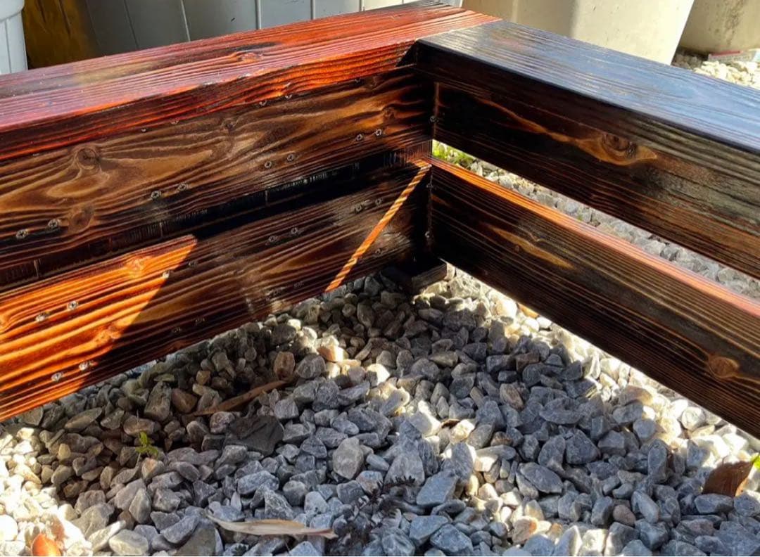 【新品】　60Lトロ舟と木枠のセット　屋外用　網蓋つき