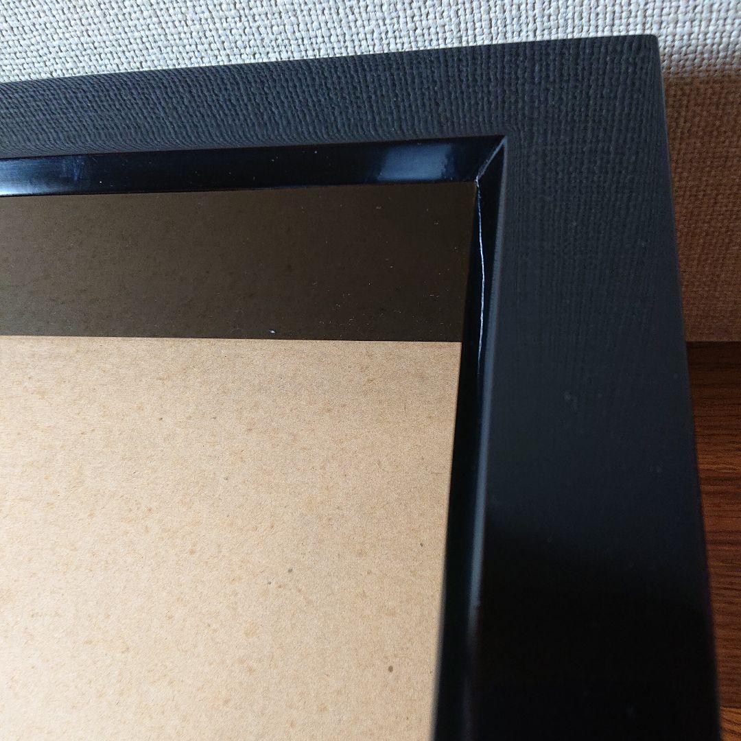 茶道具 炉縁 真塗り