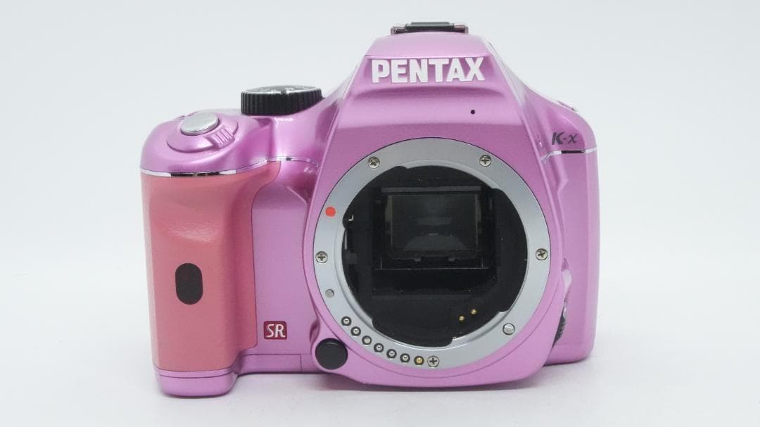 【Y3025】 PENTAX K-X ピンク / ダブルズームキット