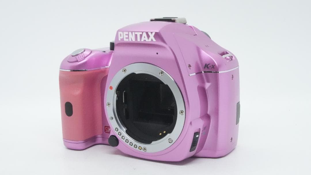 【Y3025】 PENTAX K-X ピンク / ダブルズームキット