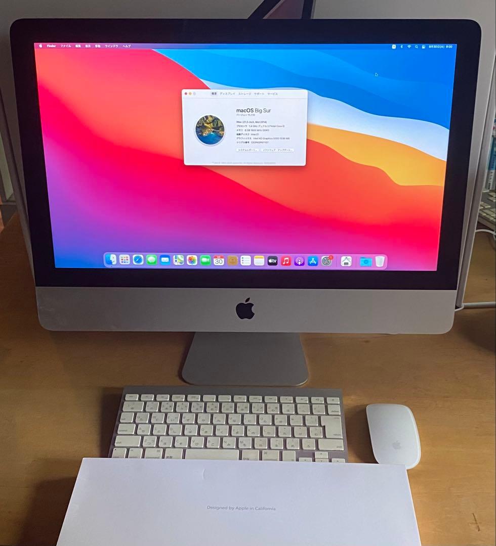iMac 21.5 Mid 2014 i5 8G 512G LEDバックライト