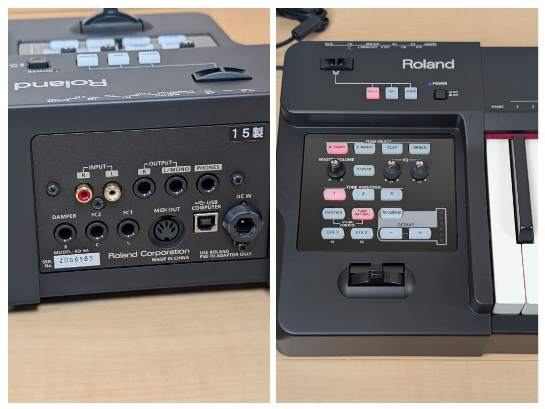 【希少・美品】Roland RD-64 ローランド デジタルピアノ 2015年製