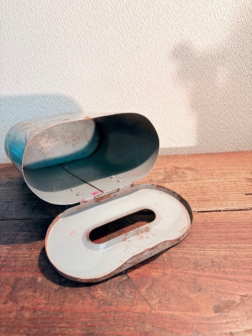 アイアン製 投書函 ポスト バス 小物入れ 古道具 インダストリアルヴィンテージ