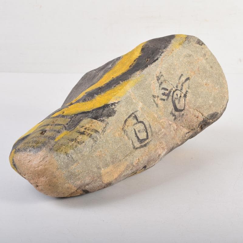 天然石　石絵　ゲゲゲの鬼太郎図　早銘　14点　M　8344A