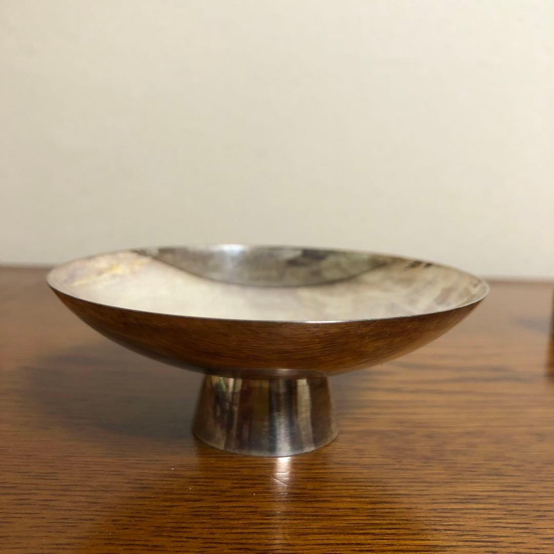 純銀　盃　木箱入り