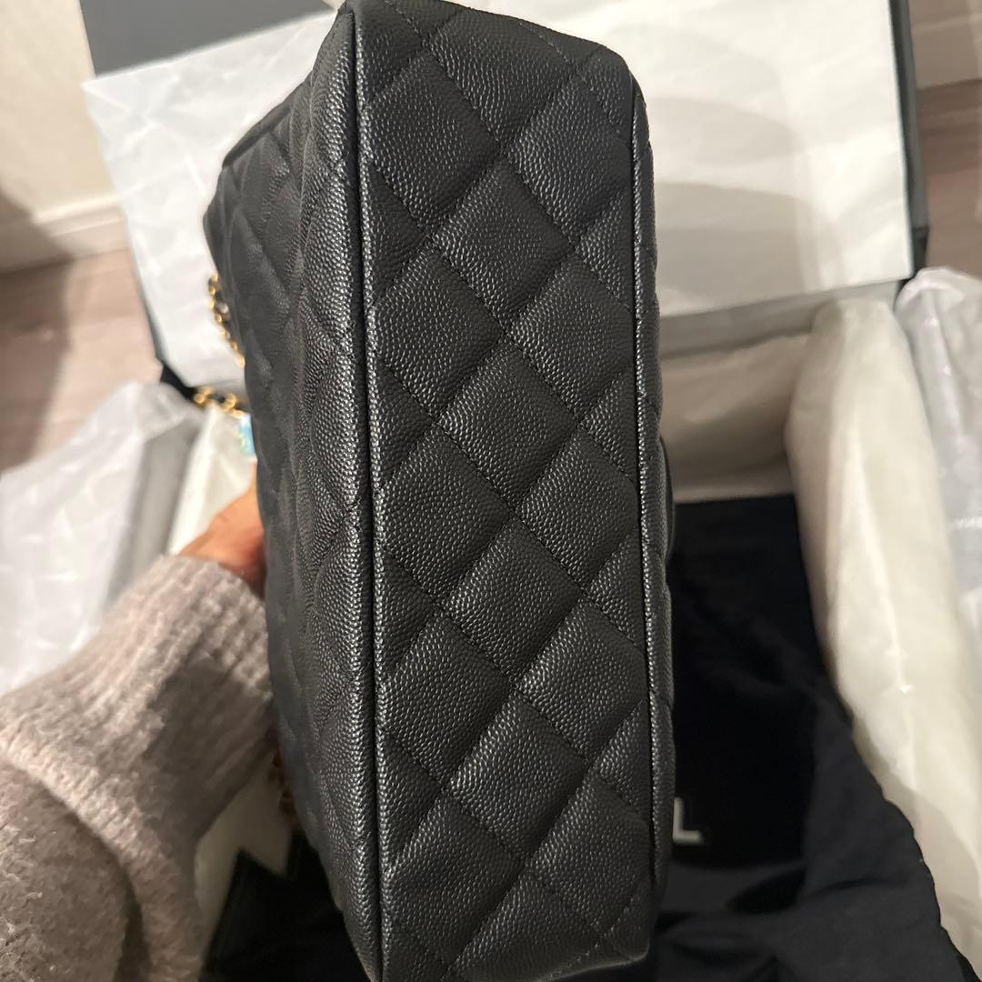 CHANEL ★キャビアスキンブラック ショルダーバッグ