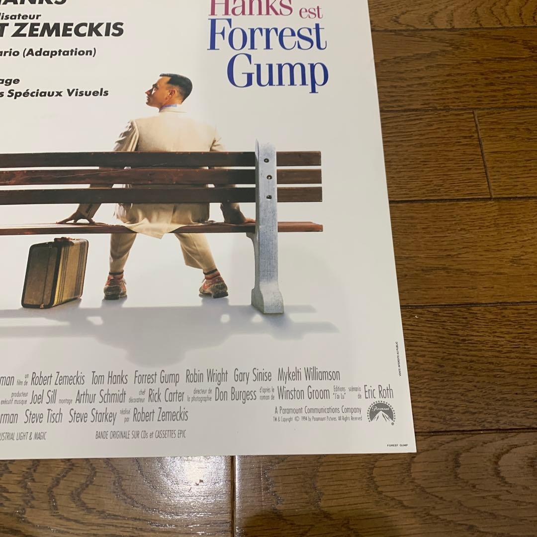 【1枚のみ】フォレスト・ガンプ/一期一会　フランス版ポスター　トムハンクス