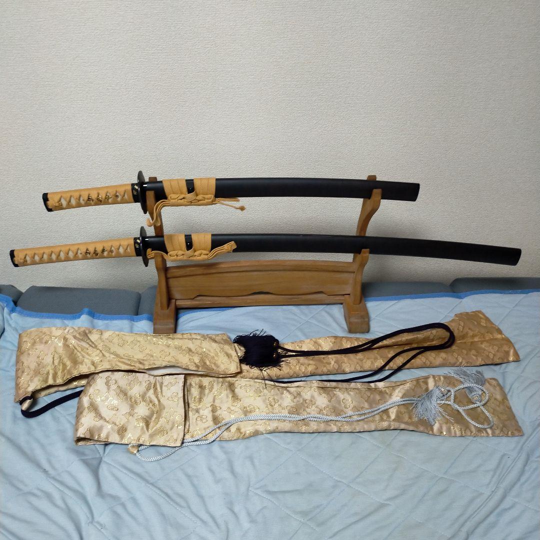 居合刀　模造刀　五郎入道正宗　正宗　大小2本　刀袋　刀剣　アンティックギャラリー