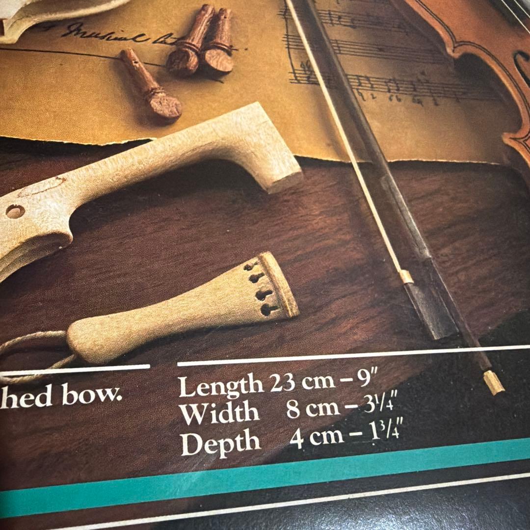 レア‼️ ミニチュアヴァイオリン キット レトロ