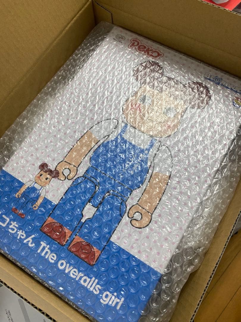 BE@RBRICK ペコちゃん 100% 400% オーバーオール 新品未開封