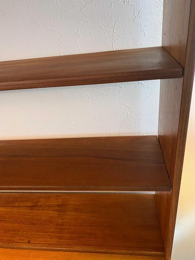 1960s デンマーク チーク キャビネットオープンハイシェルフ仕上済