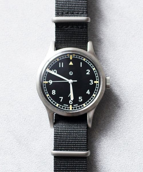 NAVAL WATCH 自動巻き腕時計 ブラック