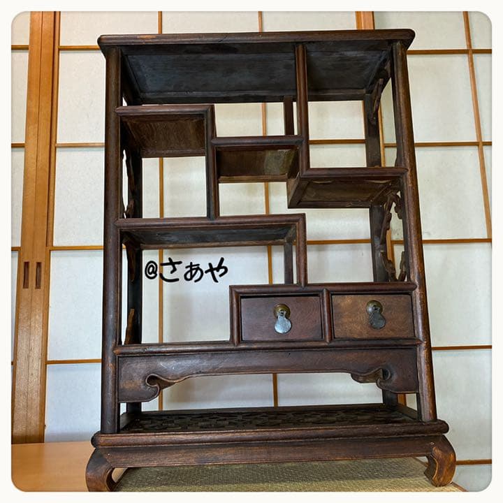 アンティーク飾り棚⑅中国