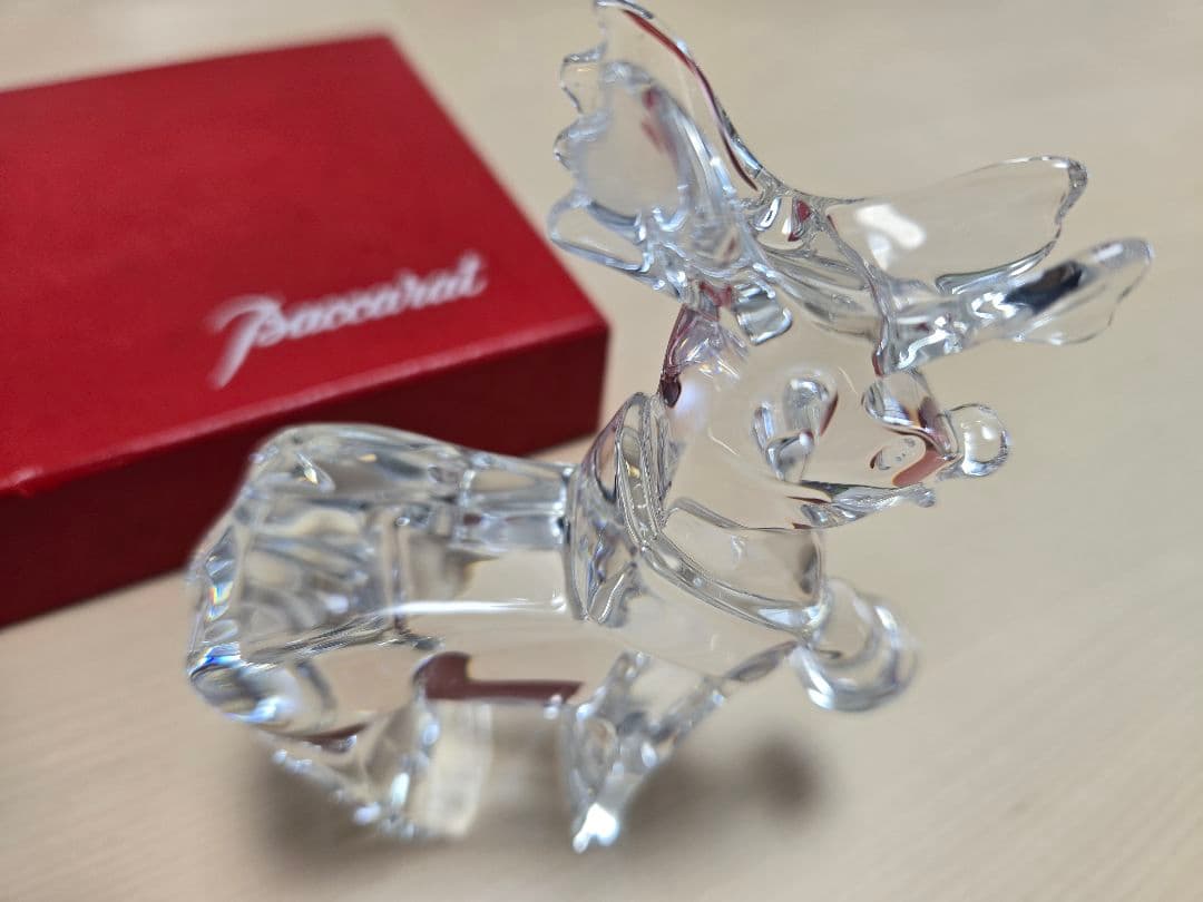 Baccarat クリスタルの鹿 置物