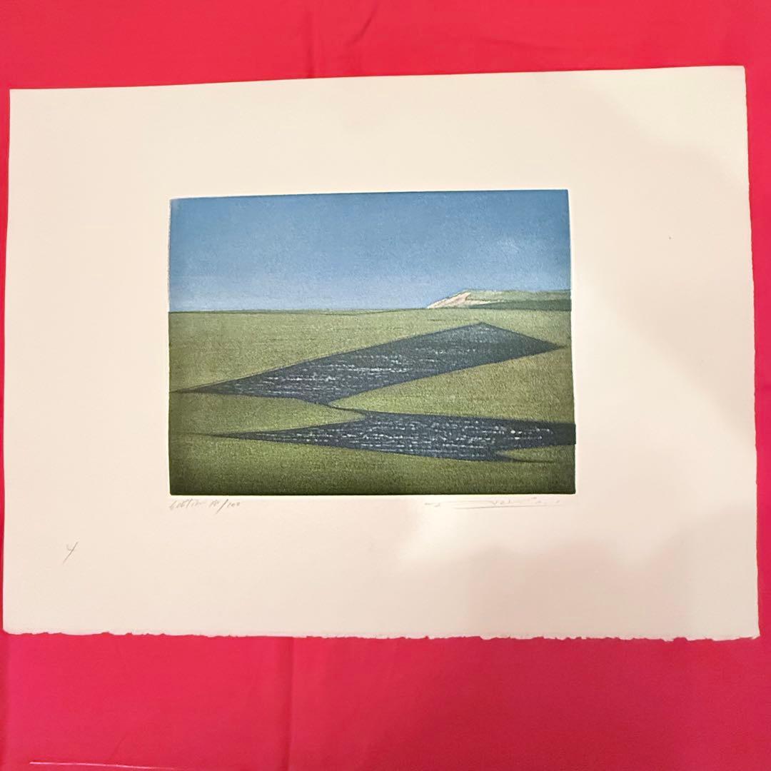 2215様感謝‼️世界観かわる‼️真作馬場章　銅版画\"VIEW 5部作額一点付