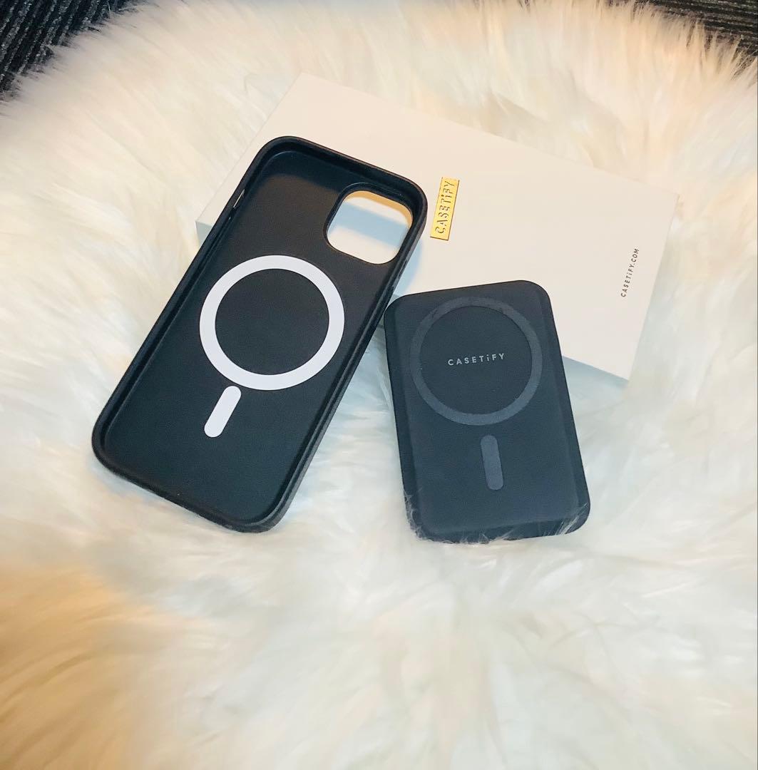 CASETiFY iPhone15星型デザイン(スマホスタンドカードケース付)