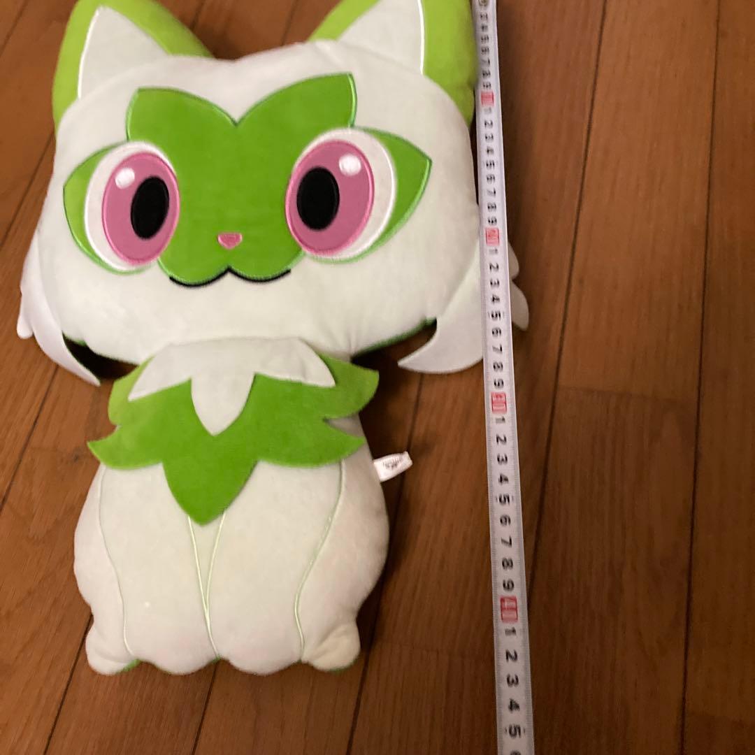 ニャオハ　クッション　ぬいぐるみ　40cm 右耳　2mm汚れ　全体は綺麗です