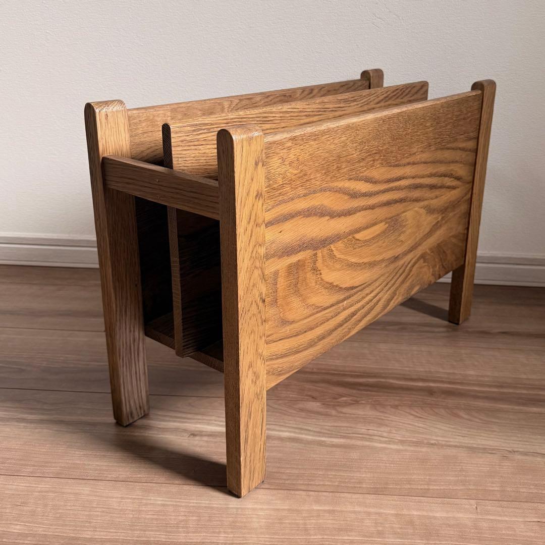 ジャーナルスタンダードファニチャー ボンドシリーズ オーク材 マガジンラック