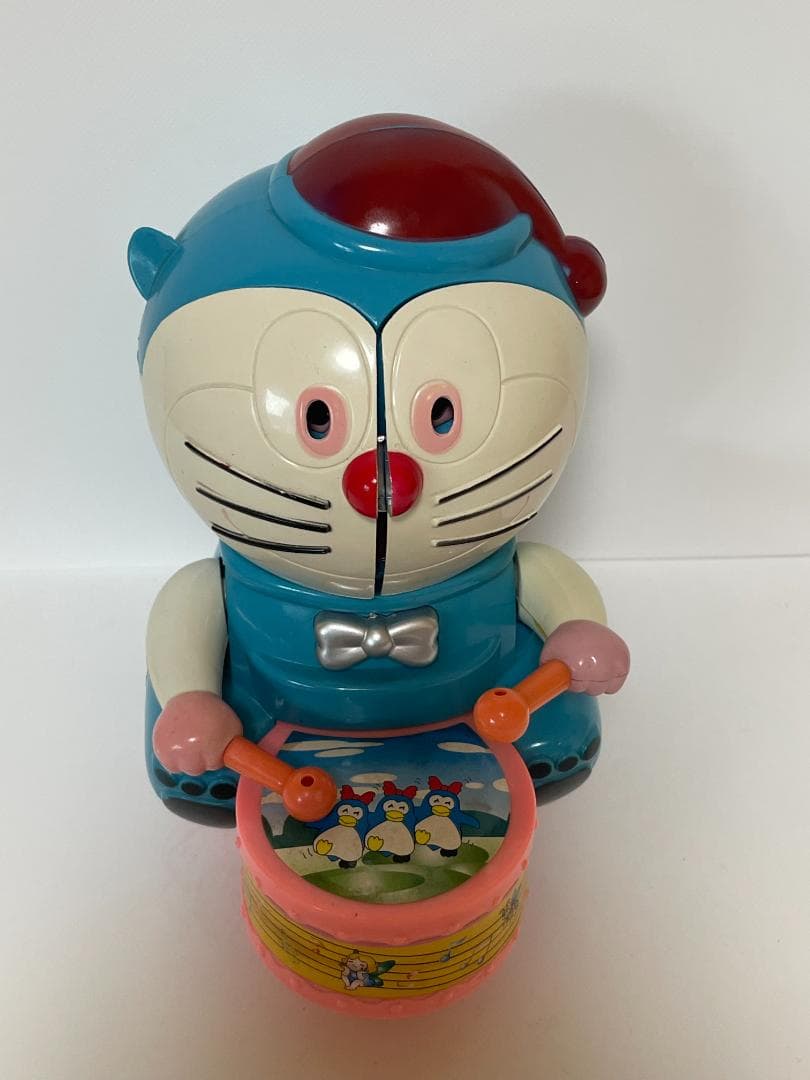 ドラムを叩く ドラえもん風 顔面開き ゾウさん 希少 所ジョージさんもお気に入り