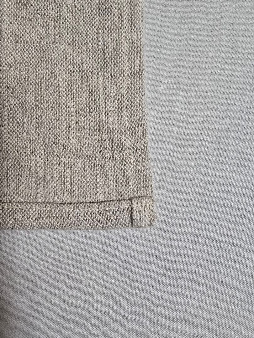 フェイスタオル　5　リネン　オーガニック　生成　染め無