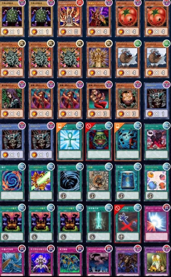 遊戯王　デュエルロワイヤル　デッキセット　7種＋強化パーツ