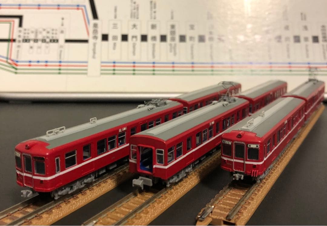 管理番号1674 京急 旧1000形 非冷房 Nゲージ6両【駆動車・パンタ難】