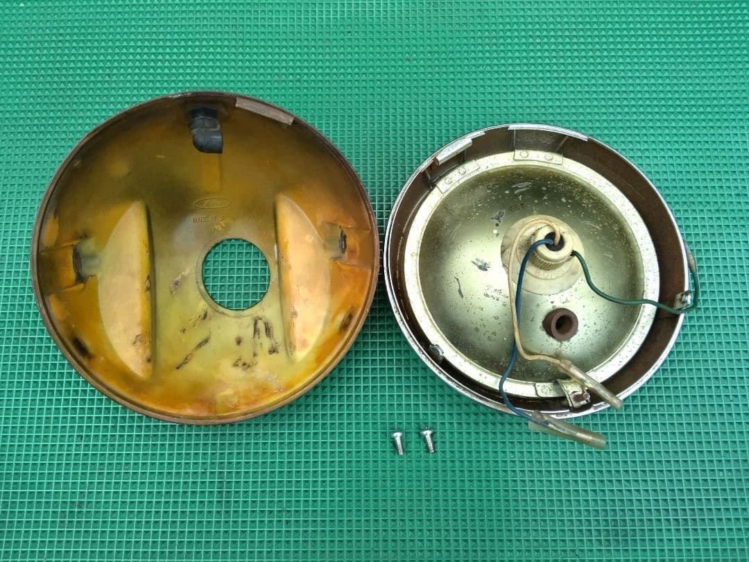 CB250ヘッドライト