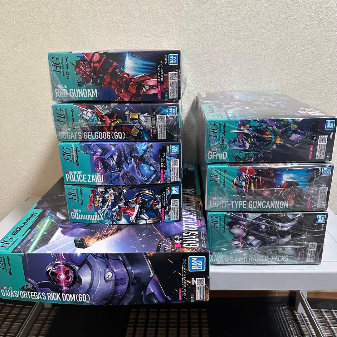 HG 1/144 GQuuuuuuX 8種セット