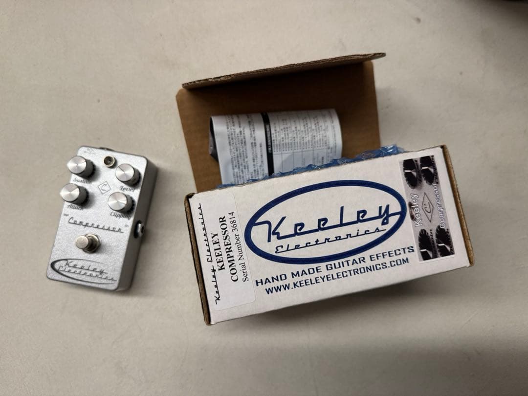 Keeley Compressor C4 シルバーノブ 初期 4ノブ 動作確認済