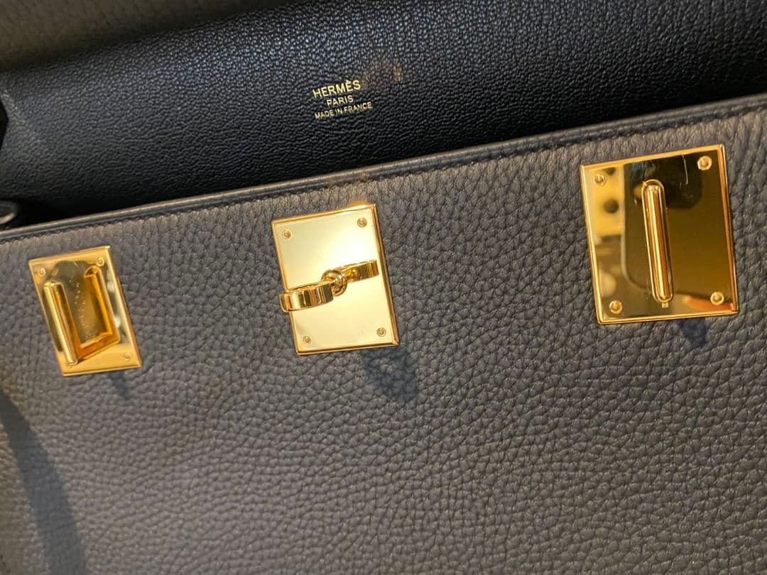 【週末限定値下】W刻印エルメス トゴ ジプシエール28ゴールド金具黒2024年製