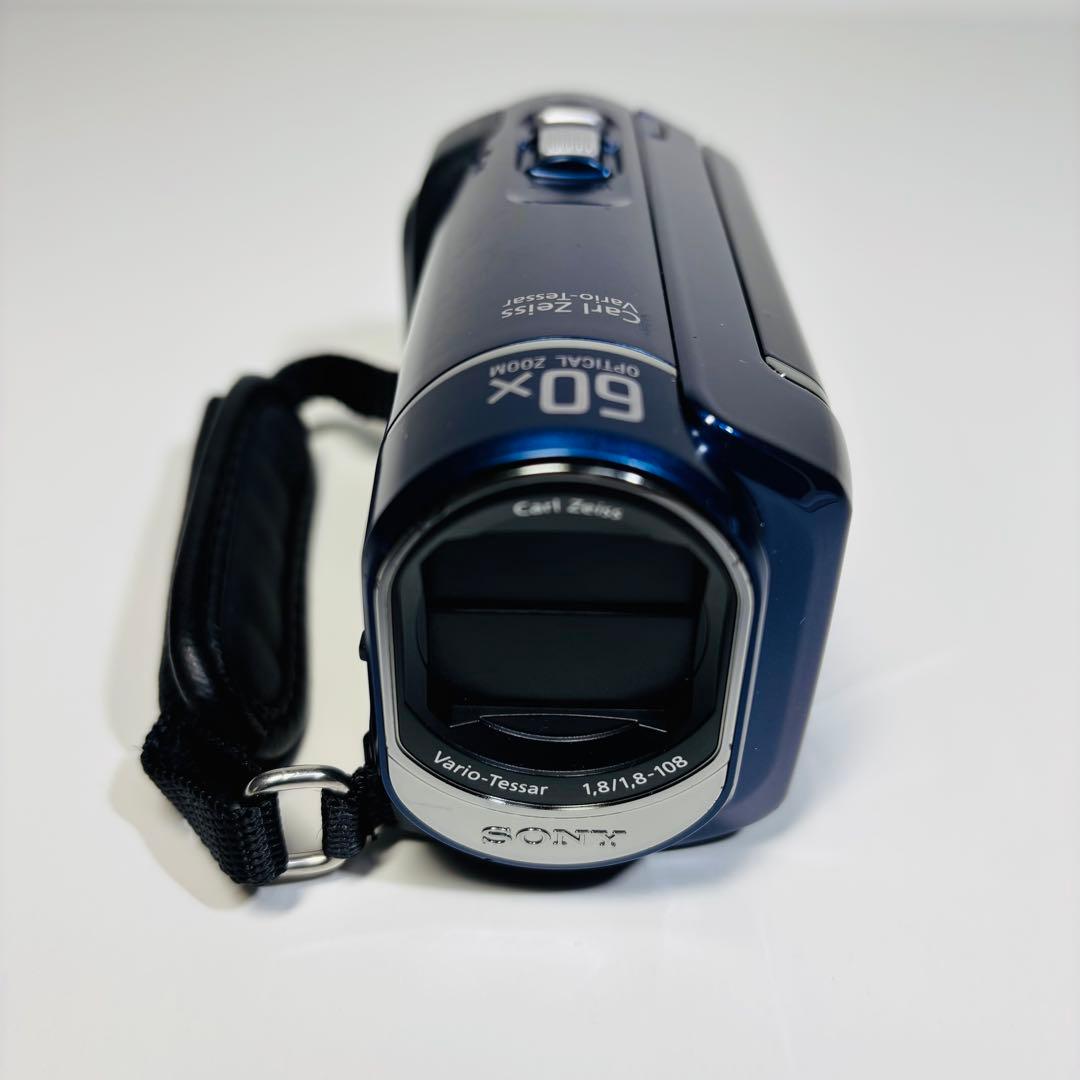 【美品】SONY デジタルビデオカメラ　DCR-SX41 ブルー　箱・説明書あり