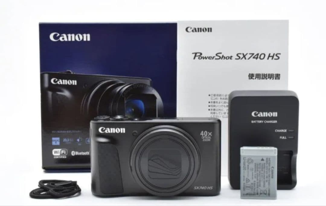 Canon PowerShot SX740 HS ブラック