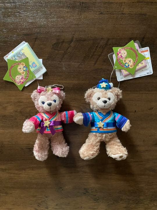 ダッフィー シェリーメイ ぬいぐるみバッジ　セット