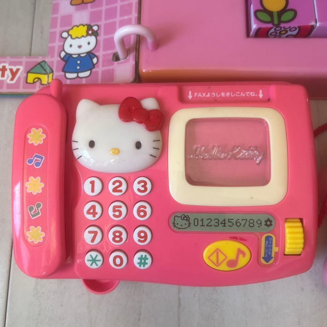 キティ　めくってパズル　電話　レトロ