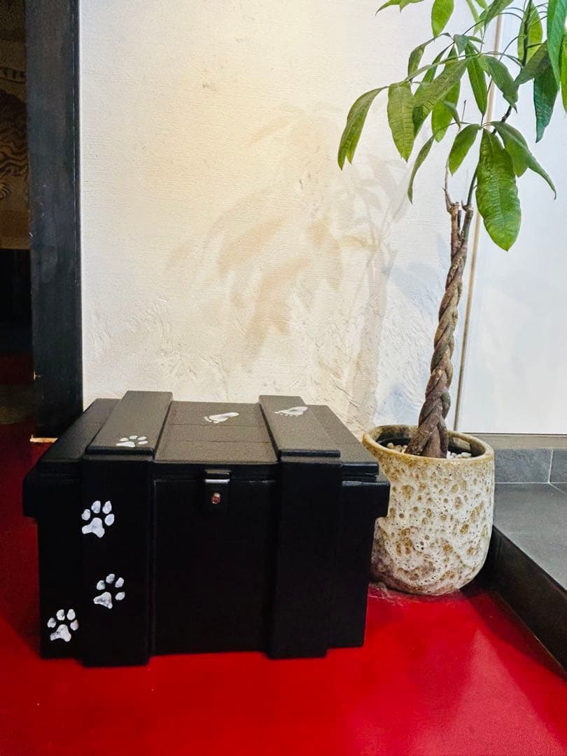 愛犬や赤ちゃんの足跡で作るオンリーワン犬用収納なんでもボックス