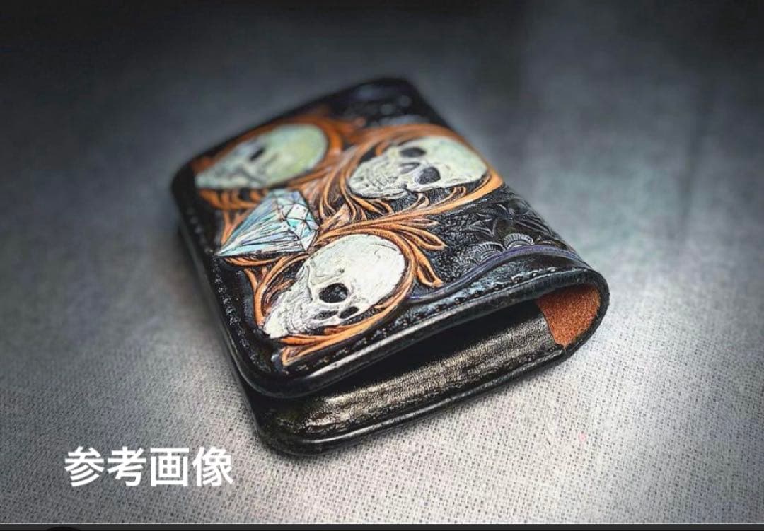 manun様オーダー　レザーカービング 2点