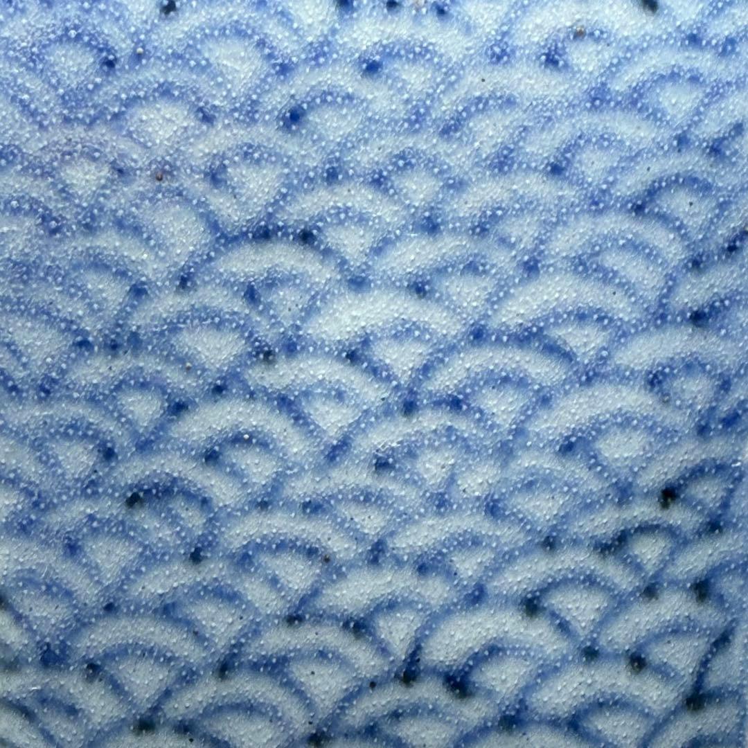 古伊万里　染付異国人文八角鉢　太明成化年製　青海波　江戸時代　図録　古美術