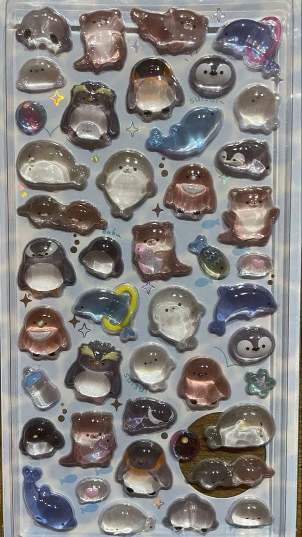 ボンボンドロップシール水族館限定【正規品】4枚セット