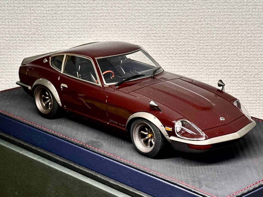 メイクアップ アイデア 1/18 日産 フェアレディ 240ZG Maroon