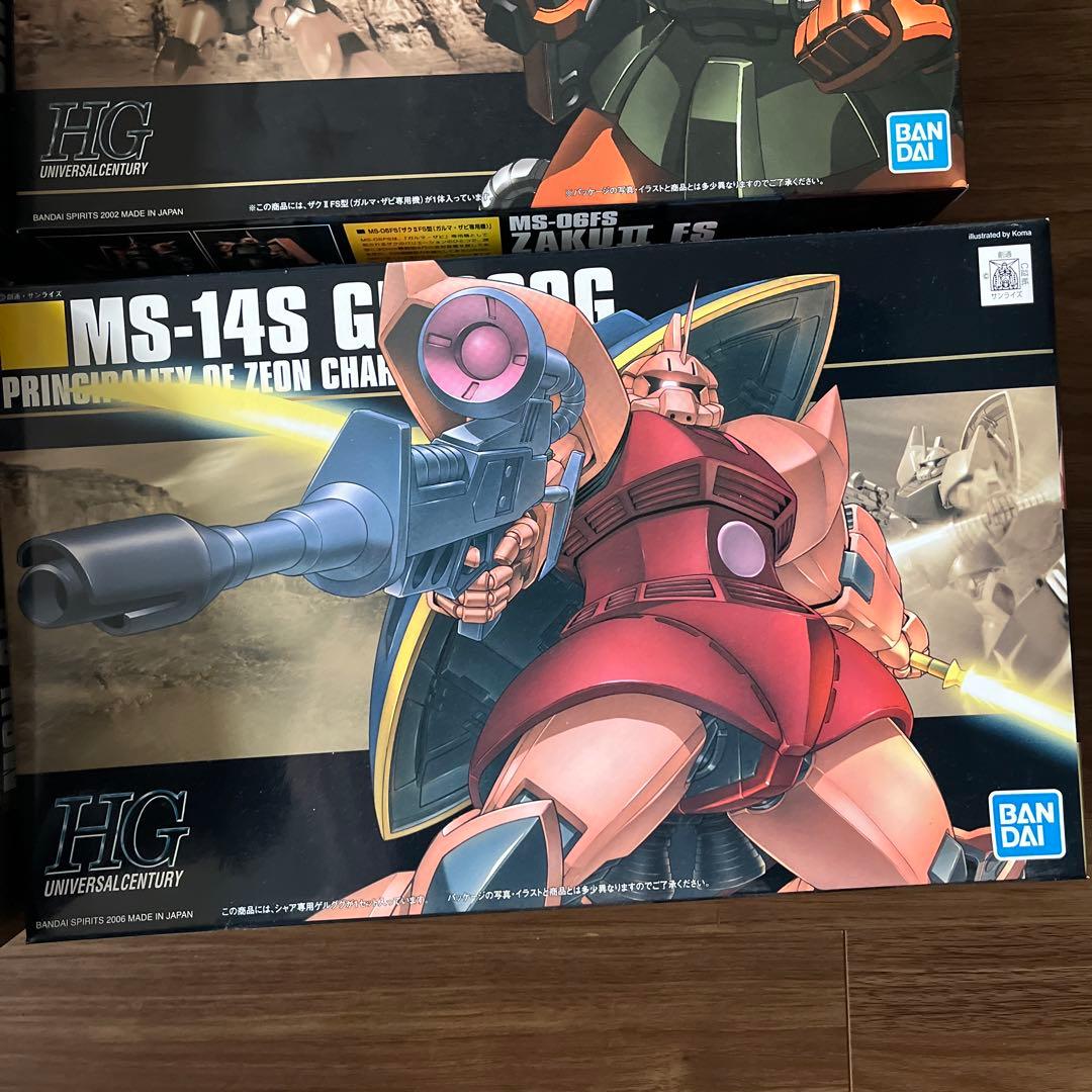 ロボット HG MSN-06S MSN-04 MS-14S MS-06FS