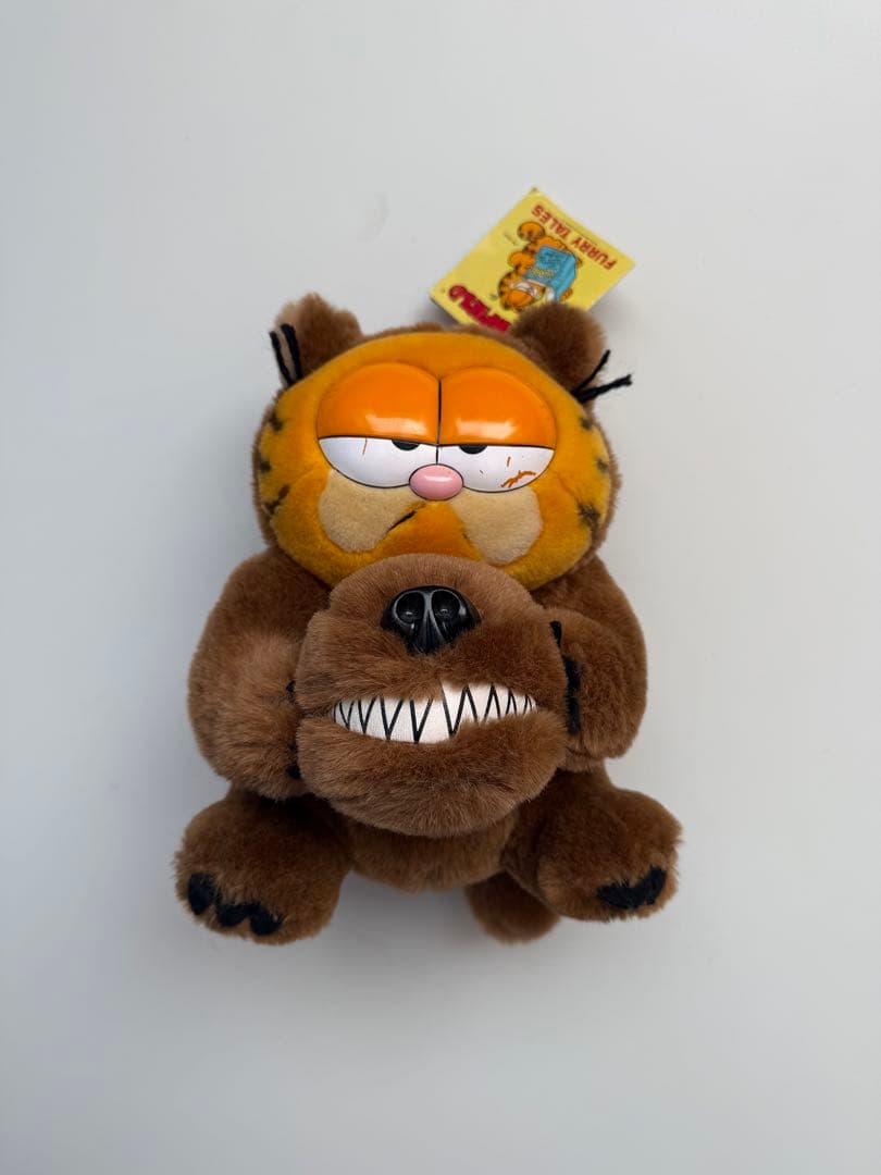 80s ガーフィールド ぬいぐるみ オオカミ デッドストック