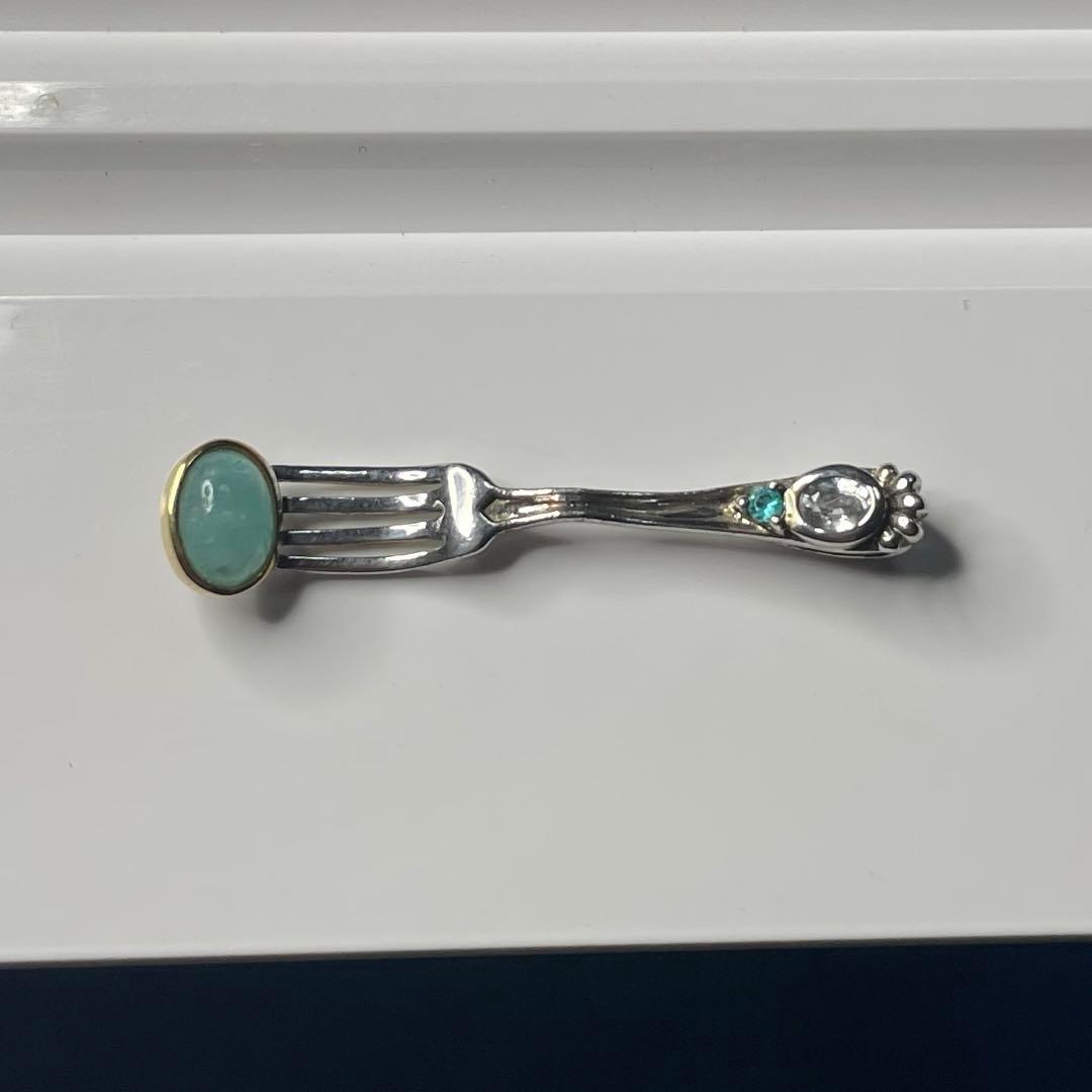 崙*玄様 【モチーフジュエリー】K18 SV925 パライバトルマリン　1.02