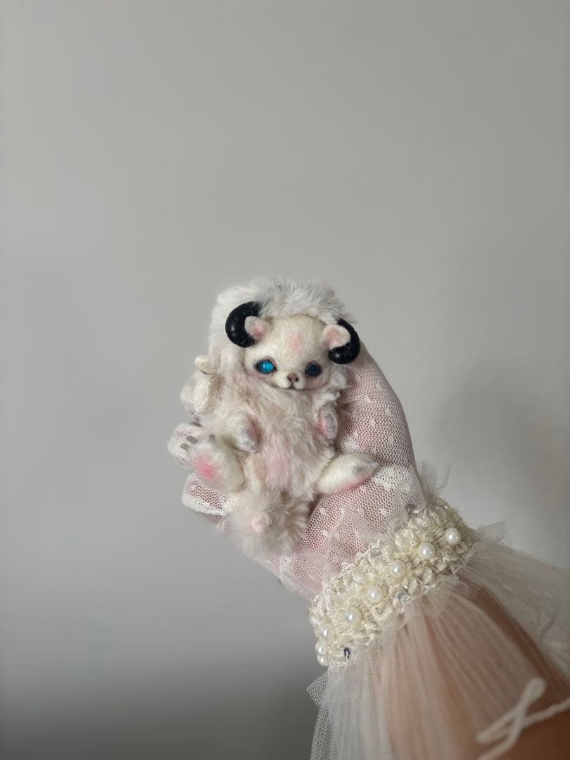 アートドール　マシュマロ幻獣47 羊毛フェルト