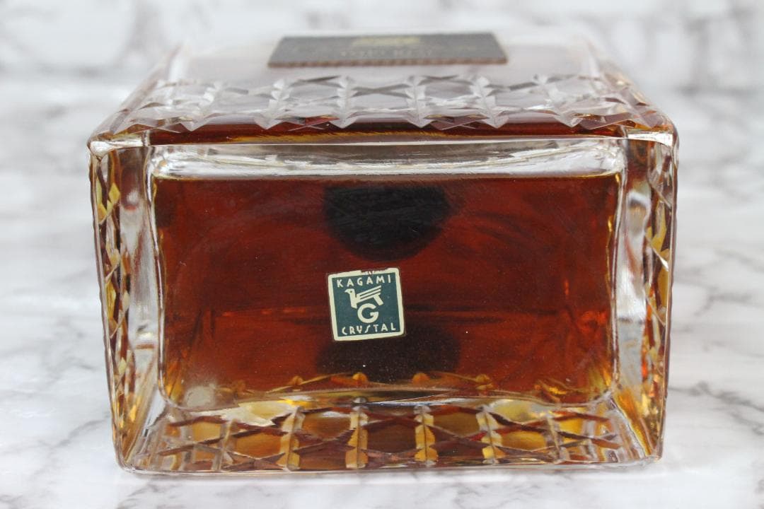 ♡SUNTORY WHISKY IMPERIAL ボヘミアガラス 栓・箱付き