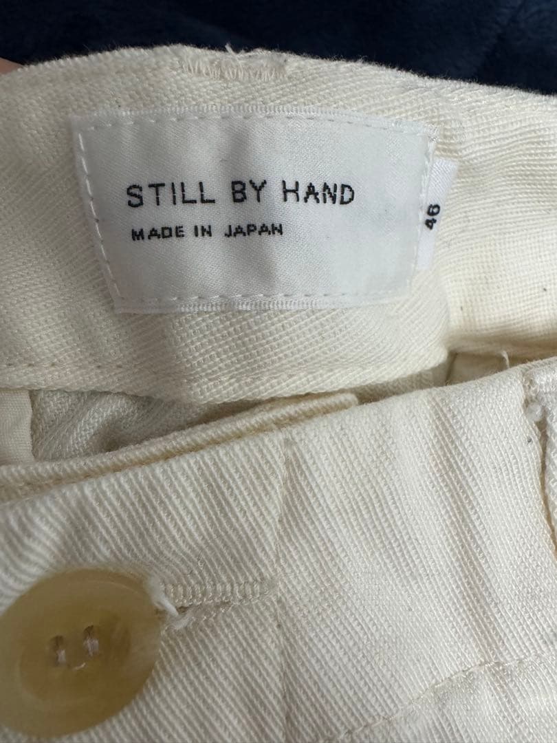 Still by hand 24SSコットンツイルワイドチノ