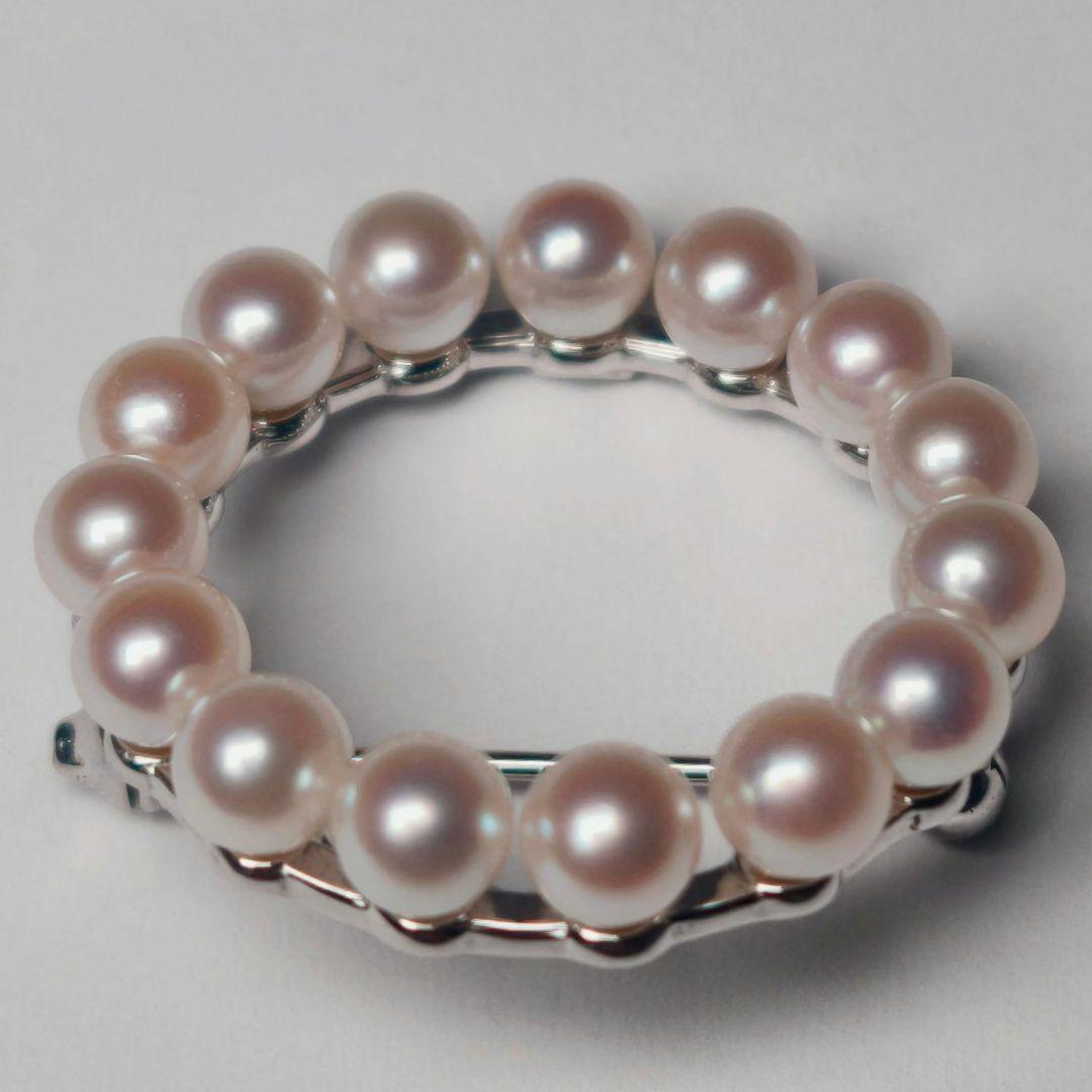 【極美品 最高級】ミキモト ブローチ パール サークル フォーマル 皇室御用達