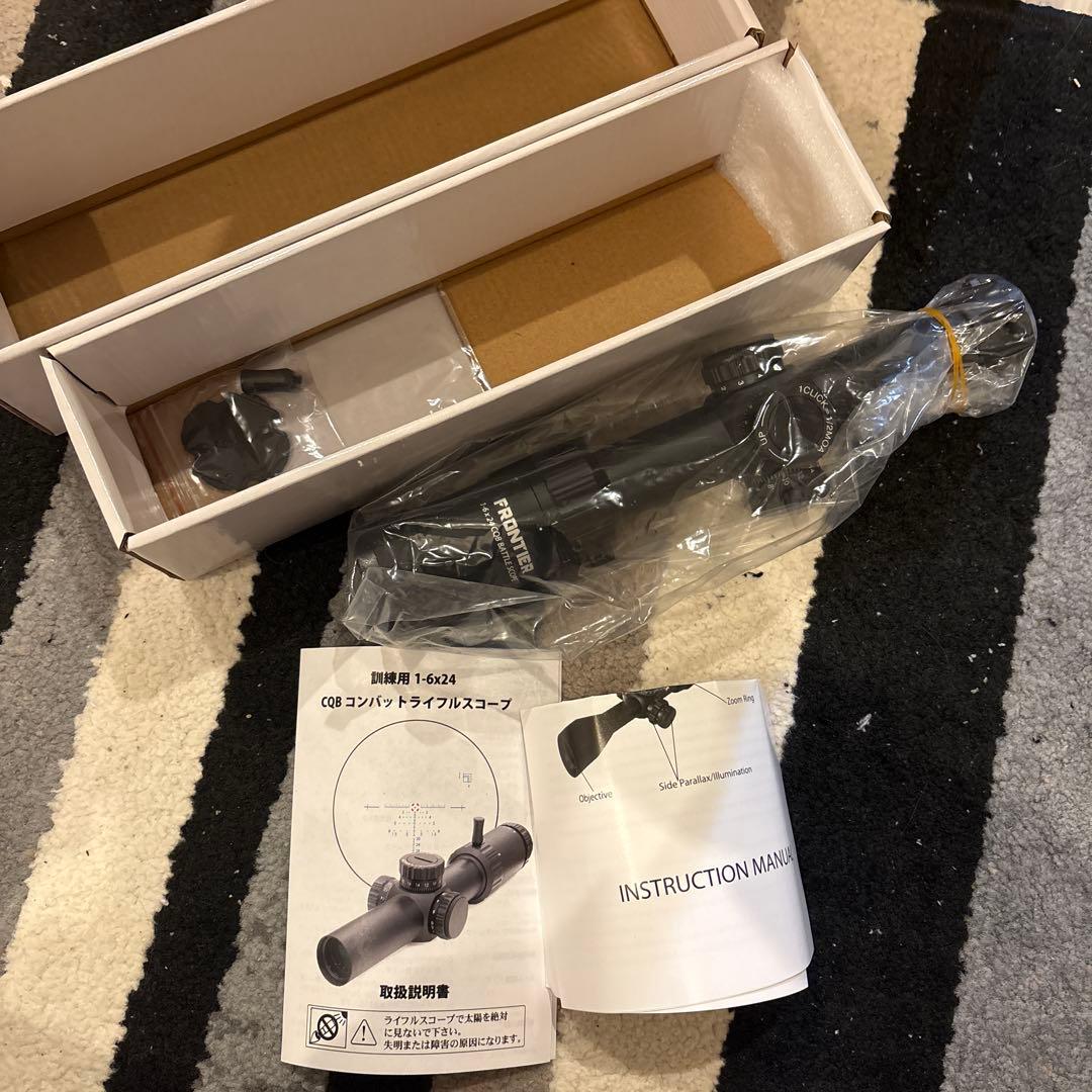 CQBコンバットスコープ 1-6×24mm+マウントリング