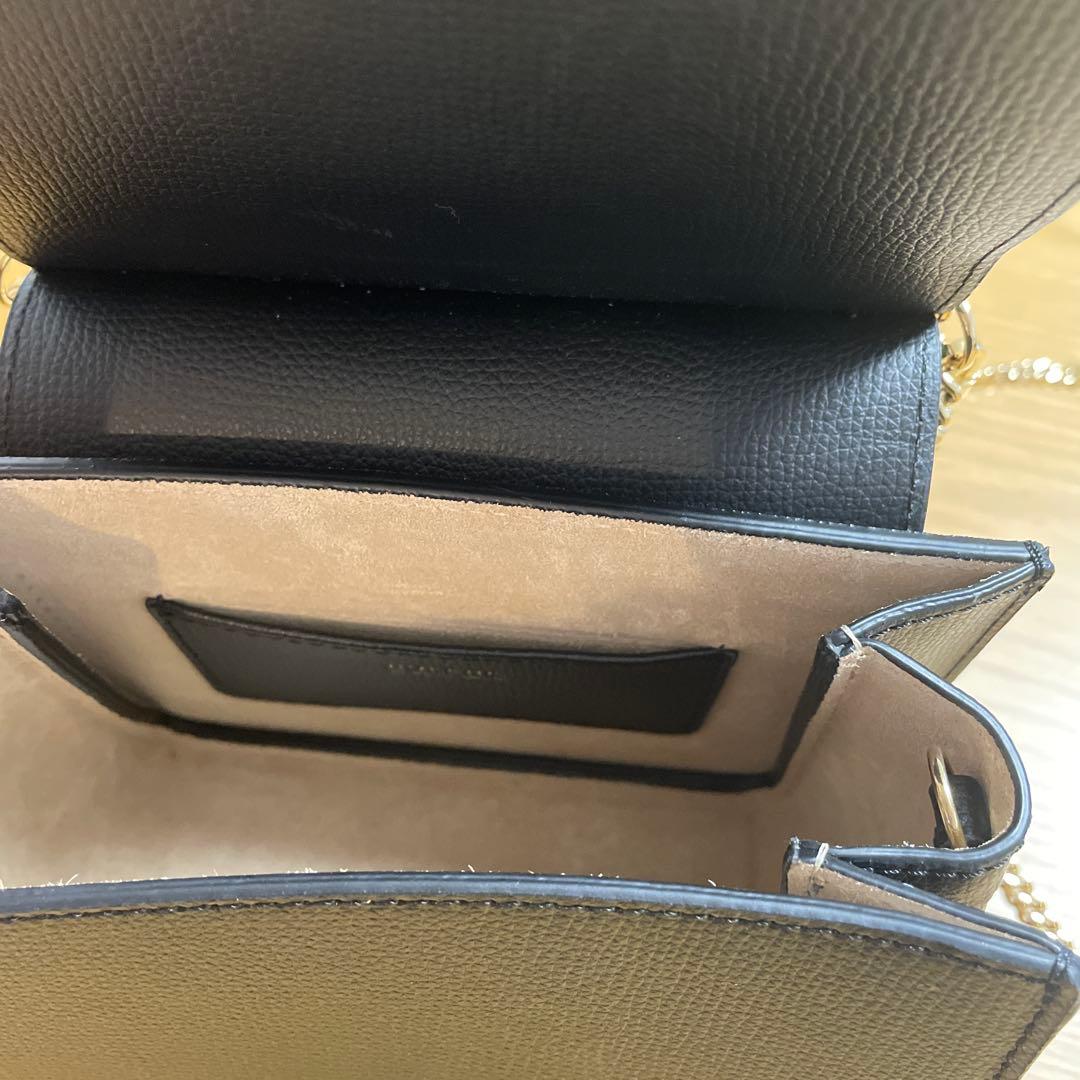 POLÈNE Numéro Sept Mini ブラックハンドバッグ