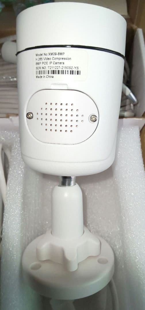 4K 800万画素・POE 防犯カメラ 増設用に 4台セット ケーブル付です！