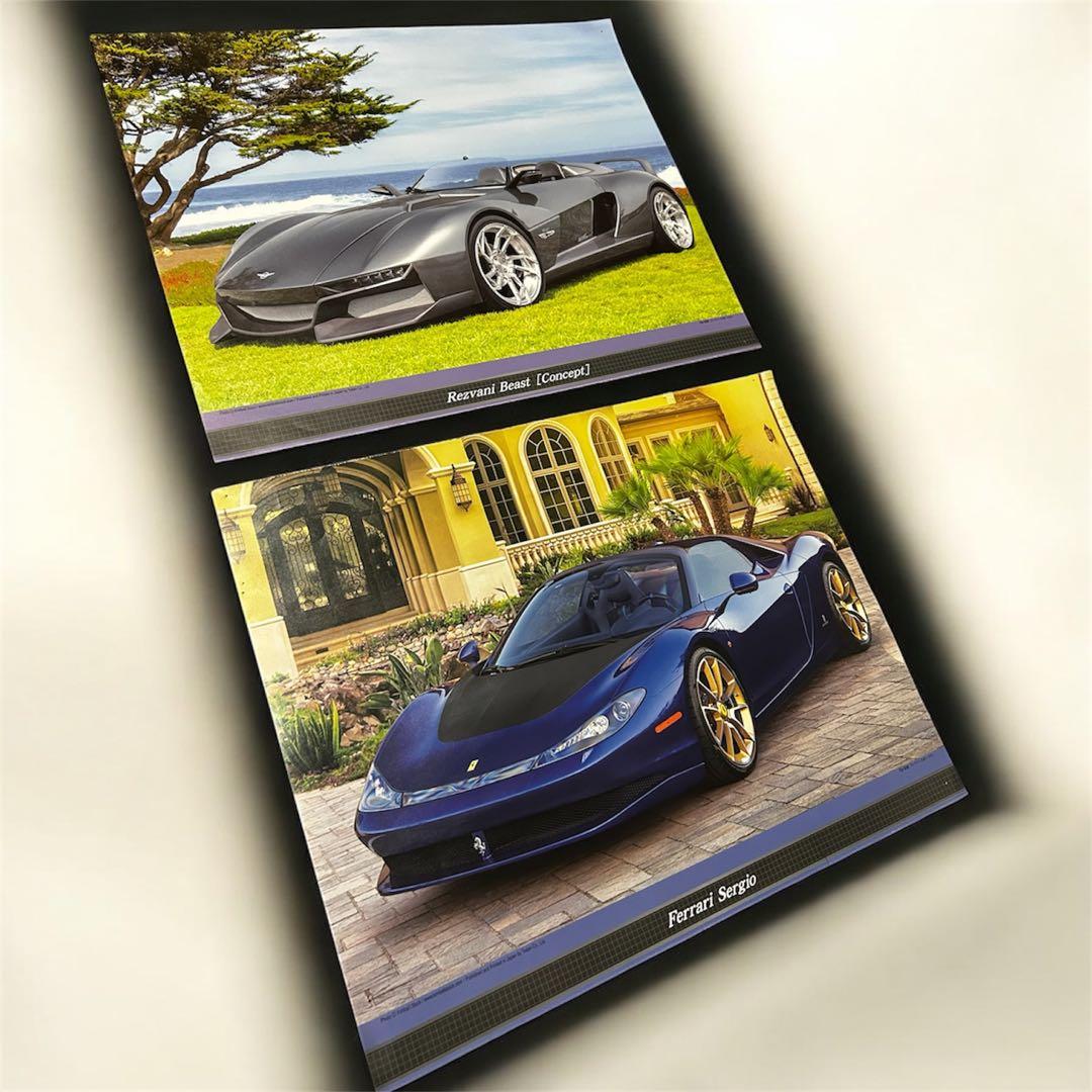 【美品・希少・レア】車　ポスター　21枚セット売り　コレクション　ヴィンテージ